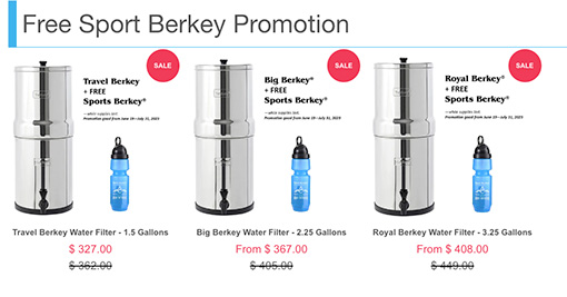 Berkey Water Filters