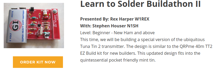 Learn to solder buildathon II
