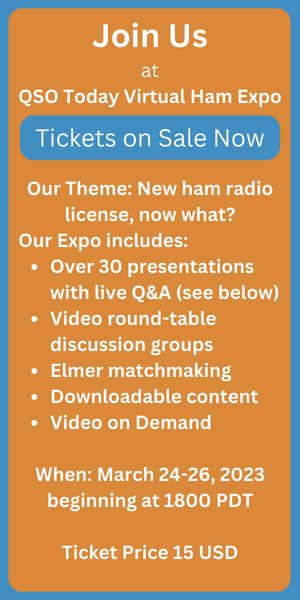 Join us at the QSO Today Virtual Ham Expo