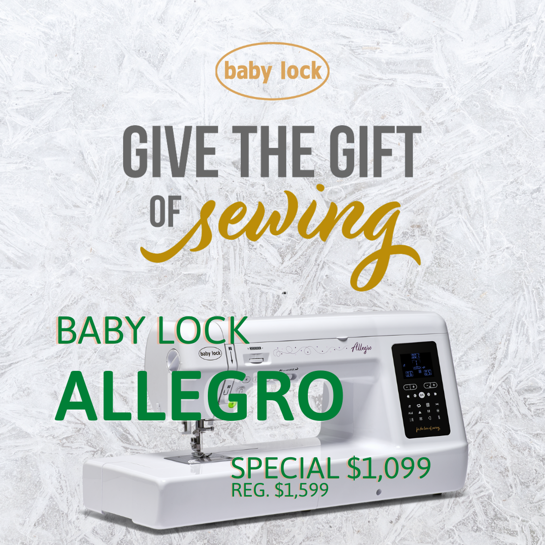 pic of baby lock allegro sewing machine