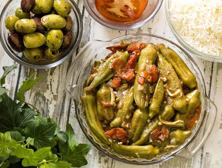 Mediterranean Okra Tomato Stew