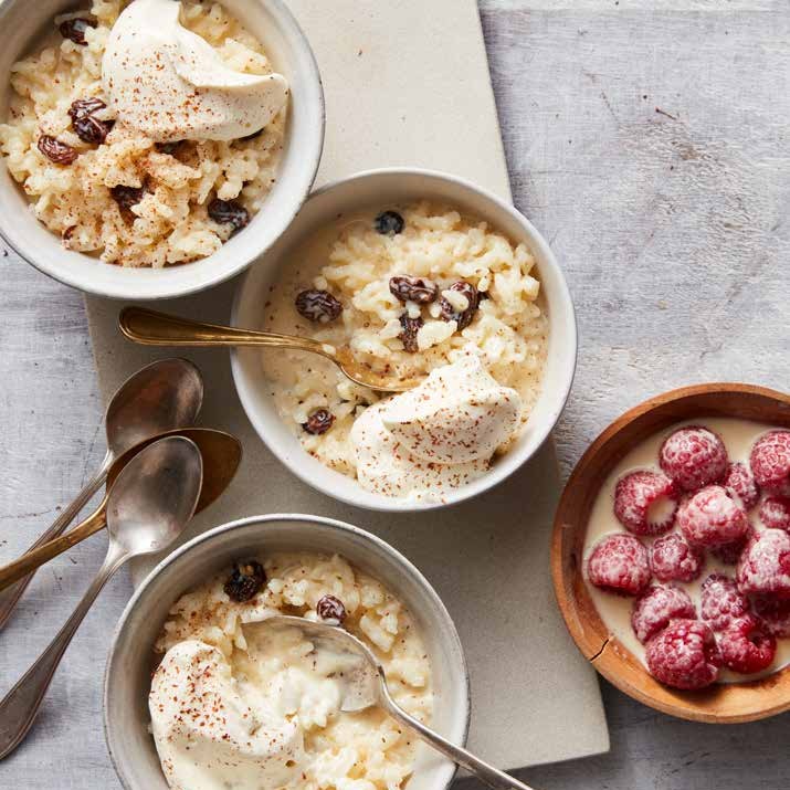 Instant Pot Lemon Vanilla Rice Pudding With Whipped Cream