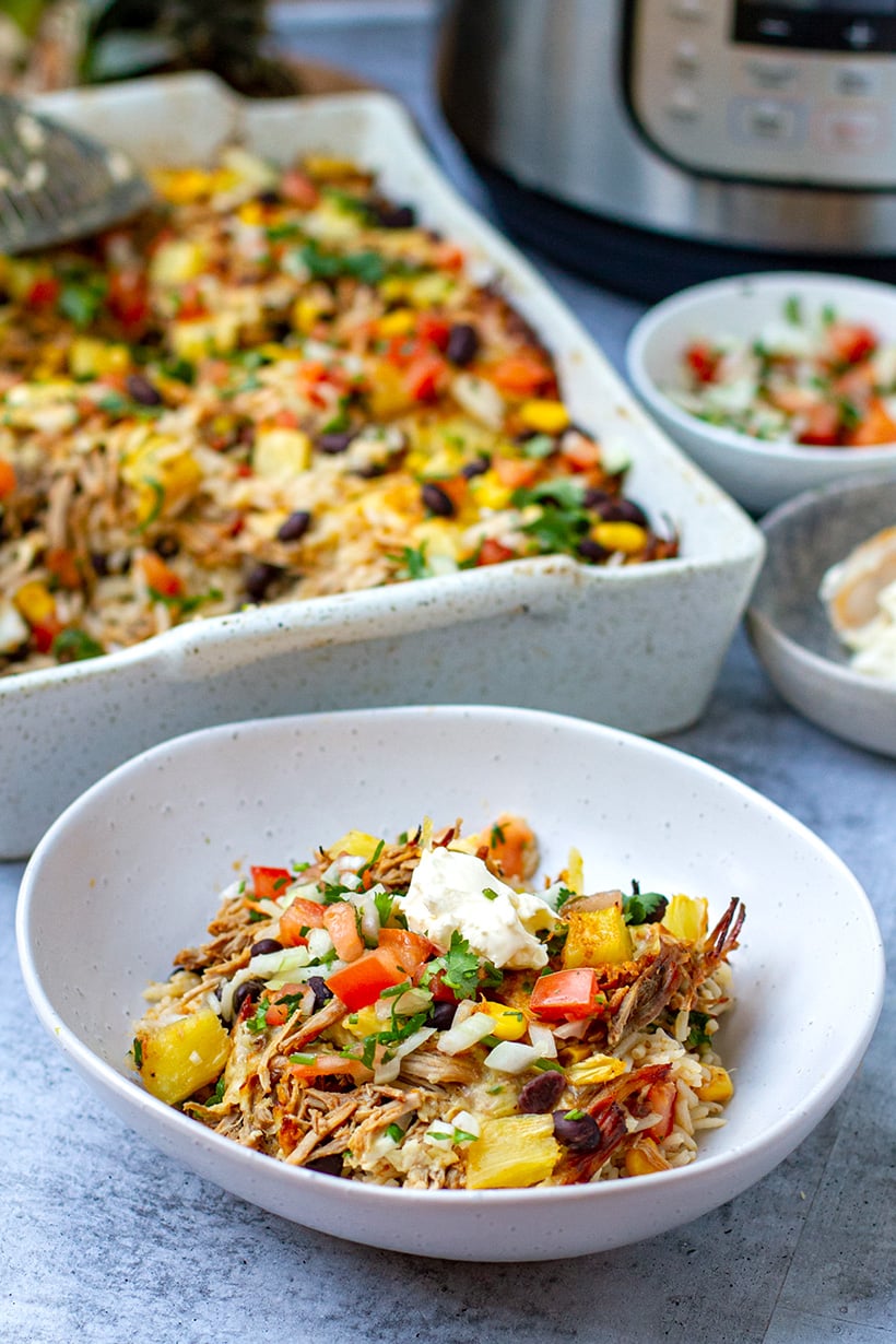 Pork Al Pastor & Rice Casserole