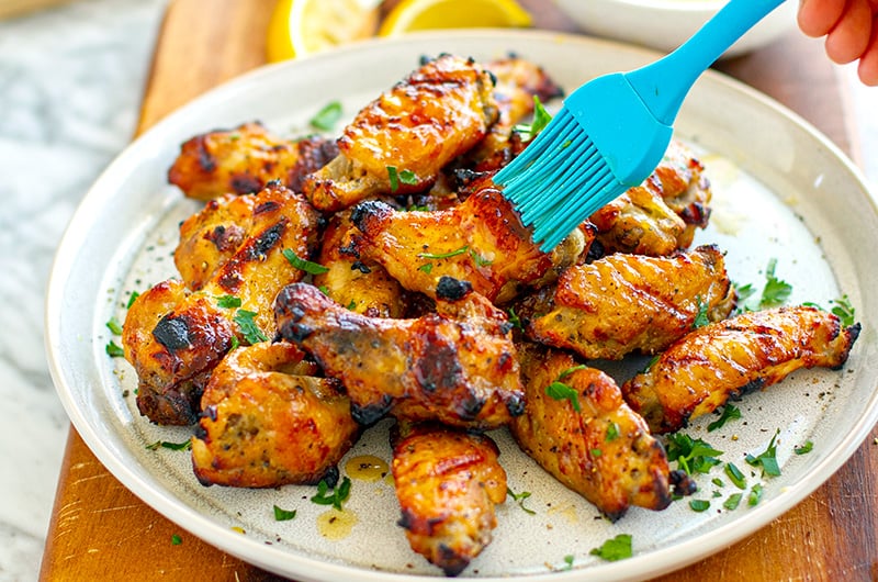 Maple Mustard Chicken Wings