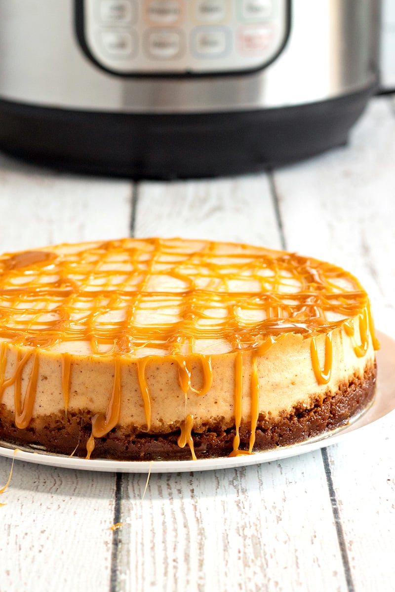 Eggnog Cheesecake With Gingersnap Crust