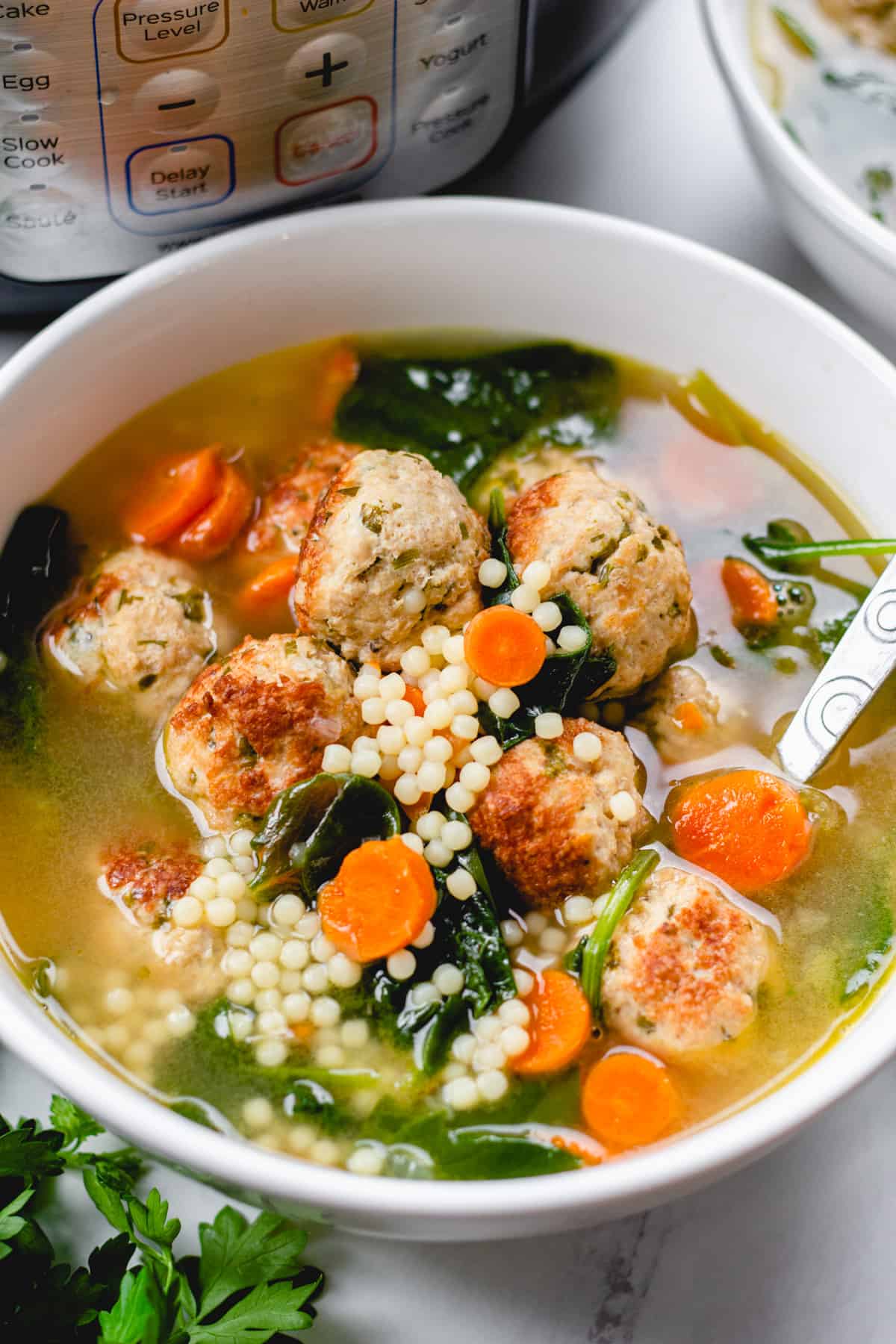 instant pot italian wedding soup