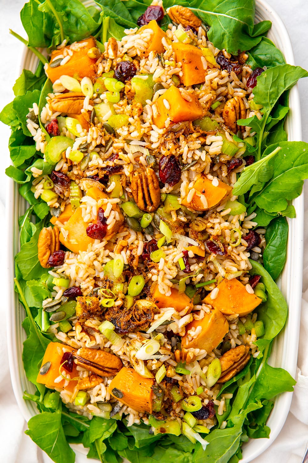 New! Brown Rice, Cranberry & Sweet Potato Salad