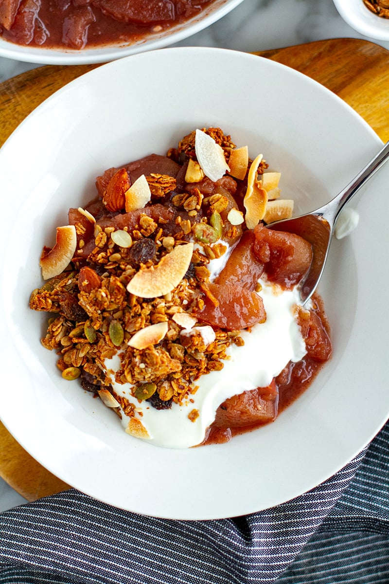 Stewed Apples In Mulled Wine