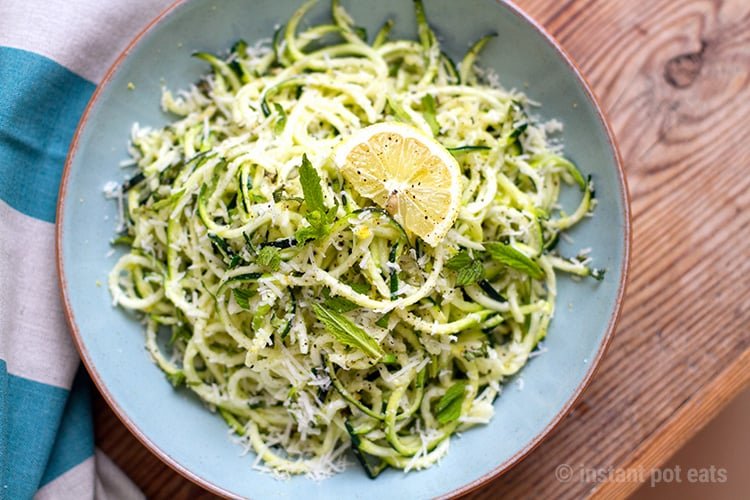 Spiralized Zucchini Noodles