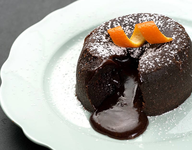 Chocolate Orange Lava Cakes