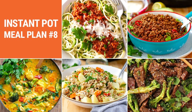 Whole30/Paleo Instant Pot Meal Plan