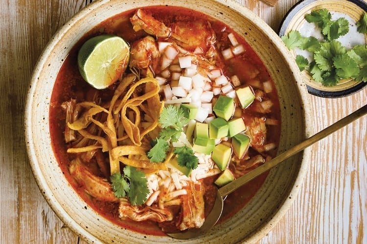 Instant Pot chicken tortilla soup 