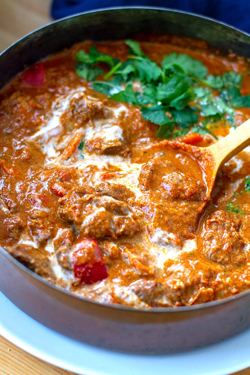 Tomato Coconut Lamb Curry