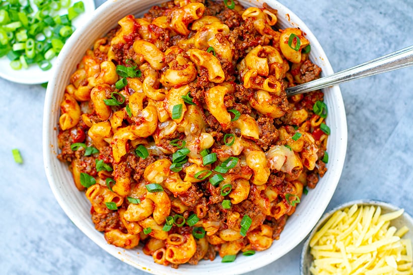 Instant Pot beefaroni