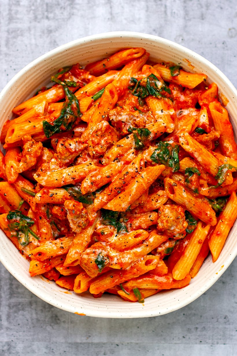 Instant Pot Creamy Sausage Pasta