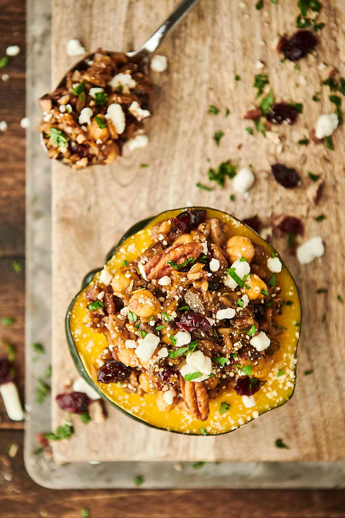 Instant Pot Stuffed Acorn Squash 