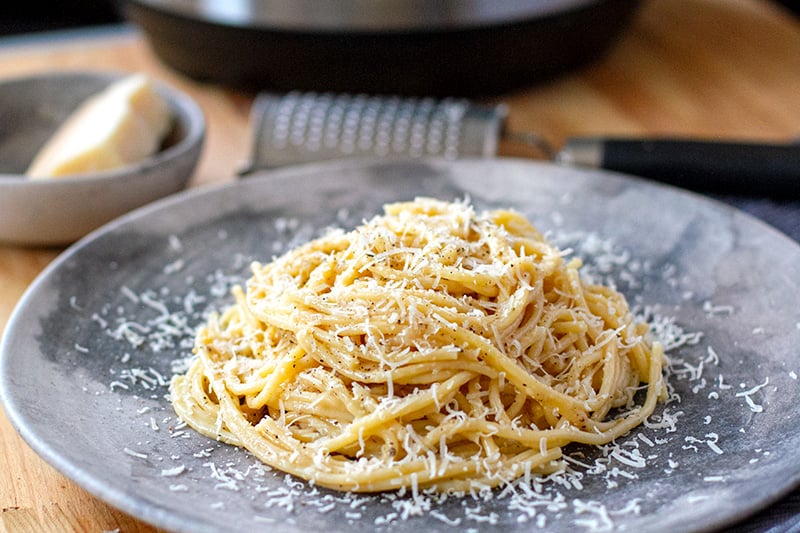CACIO E PEPE INSPIRED SPAGHETTI