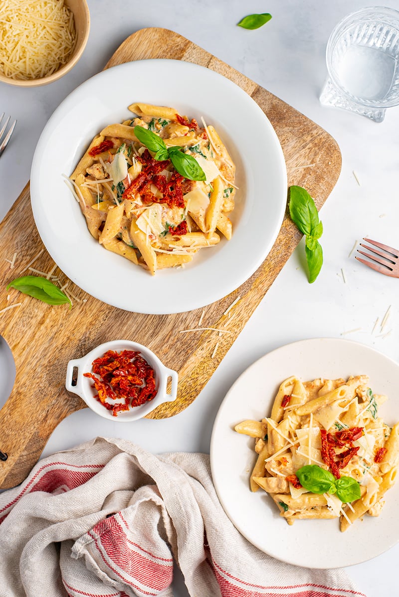 INSTANT POT TUSCAN CHICKEN PASTA