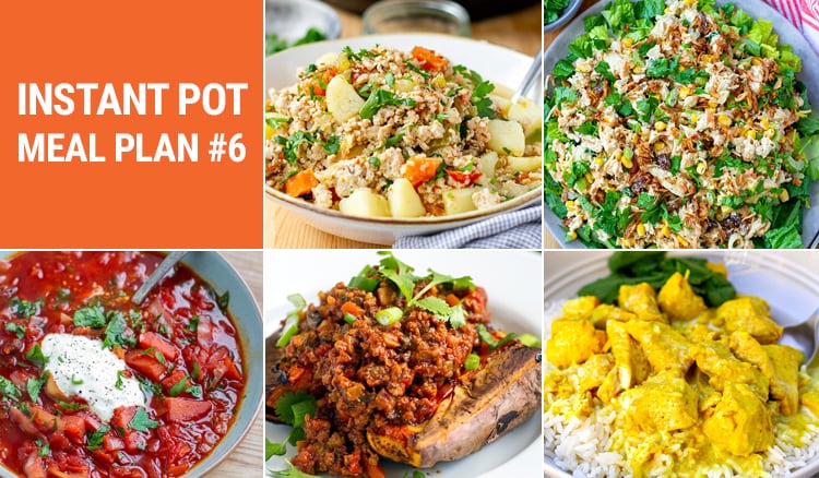HEALTHY INSTANT POT MEAL PLAN #6