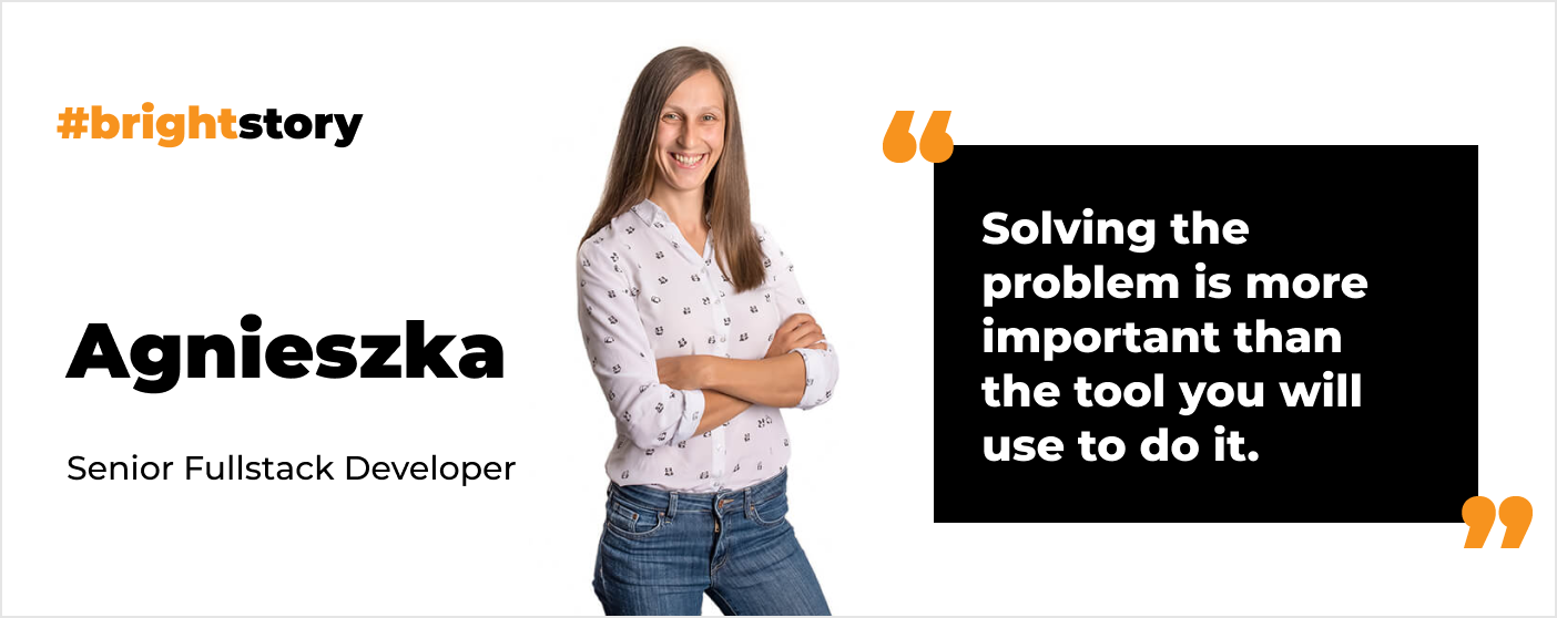 Meet Agnieszka – Senior Fullstack Developer