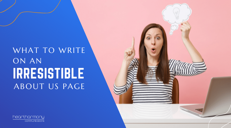 What to write on an irresistible about us page