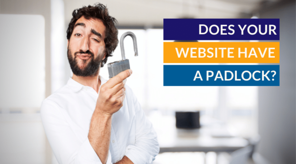 Does your website have a padlock (man with a beard pulling a questioning face while holding an open padlock)