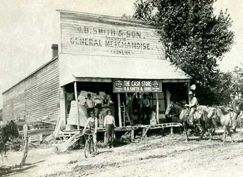 General store in Carneiro, Kansas late 1800s