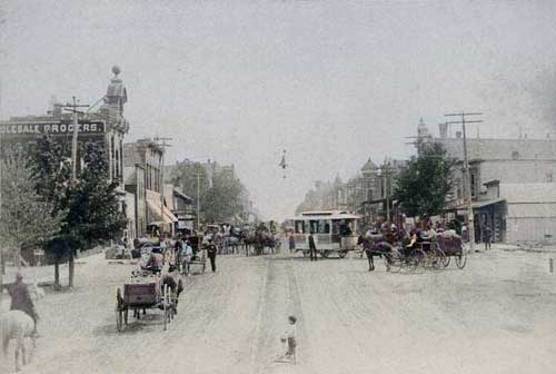 Summit Street, Arkansas City, Kansas, 1890