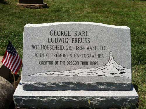 George Karl Ludwig Preuss Headstone
