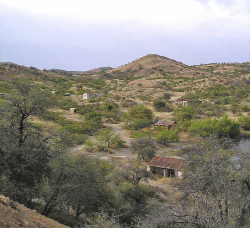 Overlooking the ghost town of Ruby during our 2007 Arizona adventure.