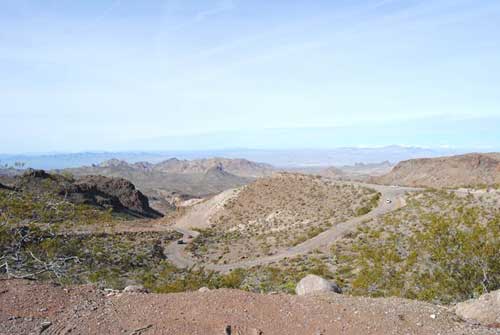 View from the summit of Sitgreaves Pass, Arizona, by Kathy Alexander.