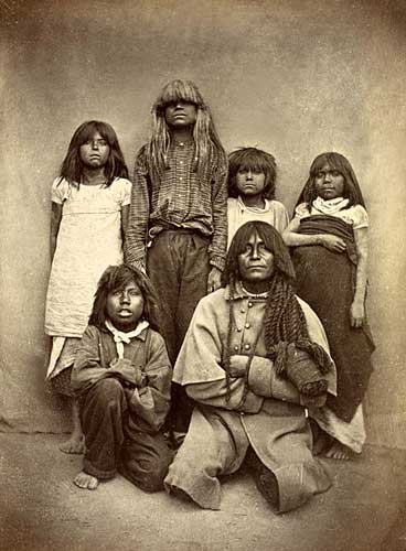Pima Indians by Carlo Gentile, 1870