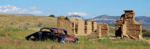 Colfax, New Mexico ruins around 2009.