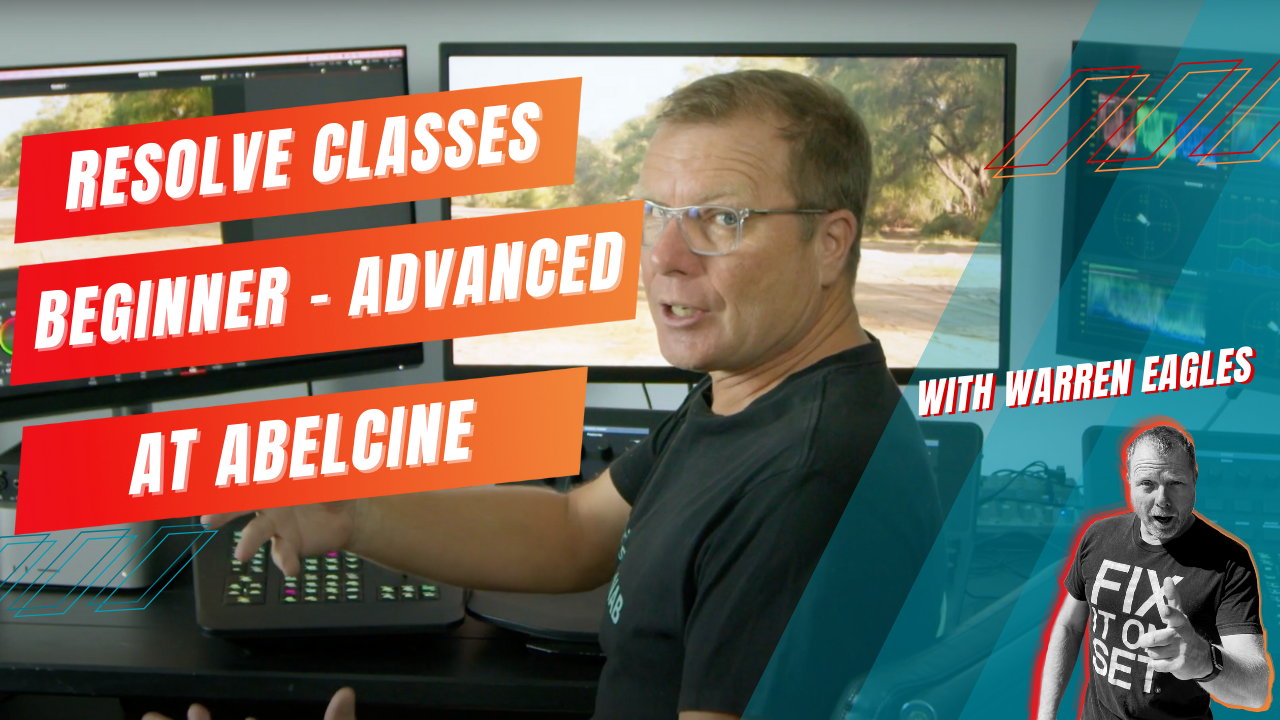 AbelCine Resolve classes with Warren