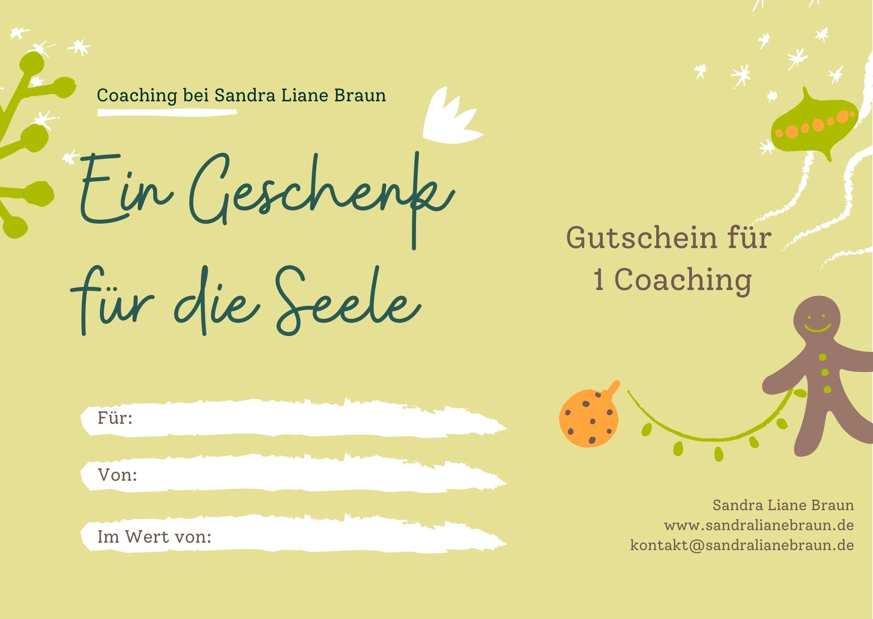 Gutschein Coaching