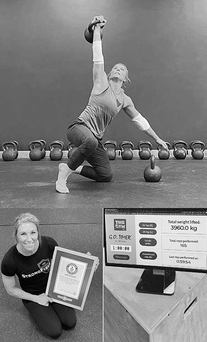 Jackie Vazquez, SFG, SFL, SFB, Guinness World Record Holder