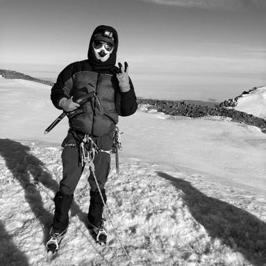 Angel Burr on the Mt. Rainier