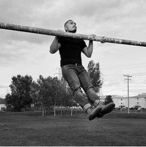 Nolan De Leon performing the tactical pullup