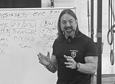 Fabio Zonin teaching at the Built Strong Seminar