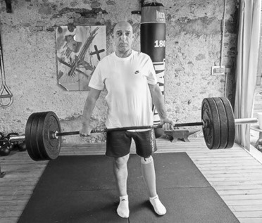 Ludovic Bellamy pulling 90kg at the TSC