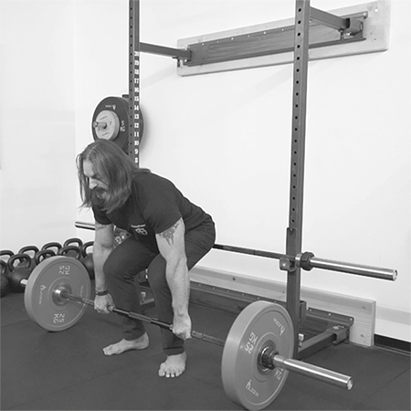 Fabio Zonin shows the Glutes on the Bar Deadlift