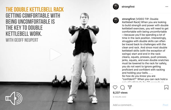 Double Kettlebell Rack