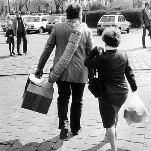 Russian Couple Shopping