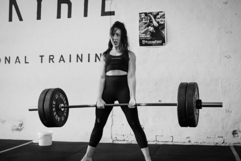 A big deadlift performed at the Valkyrie Gym