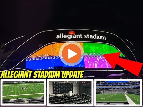 Allegiant Stadium video board