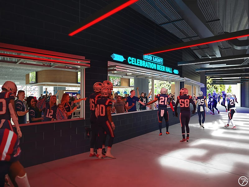 Gillette Stadium new premium space