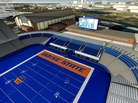 US Boise State University Albertsons Stadium update
