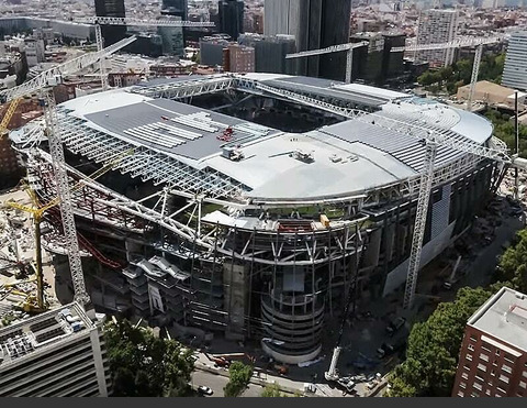New video released construction at Bernabeu