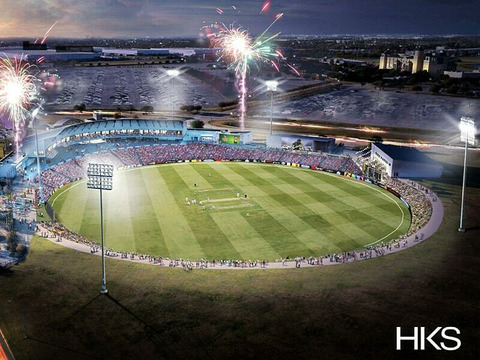 Timeline announced for US cricket Grand Prairie Stadium
