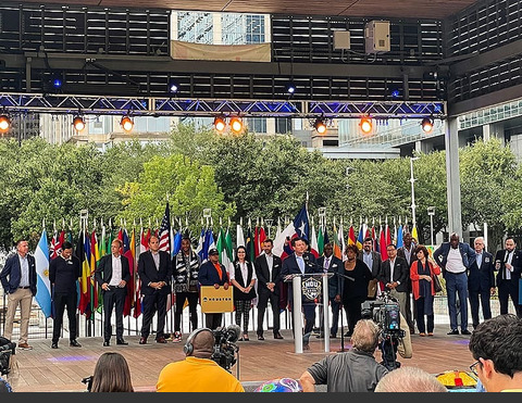 Houston welcomes FIFA officials